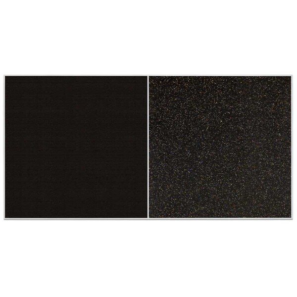Sliding Door Indoor Enclosed Corkboard, 9